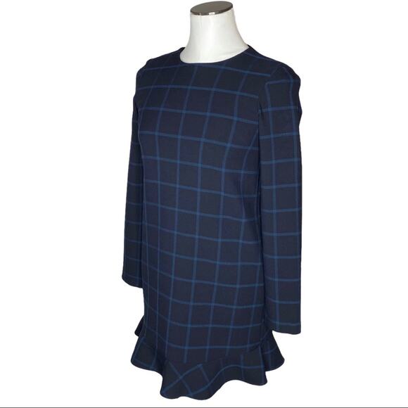Zara Plaid Ruffle Hem Dress size XS - Picture 5 of 9